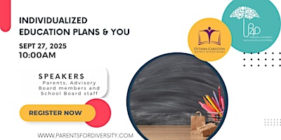 Image principale de Individualized Education Plans