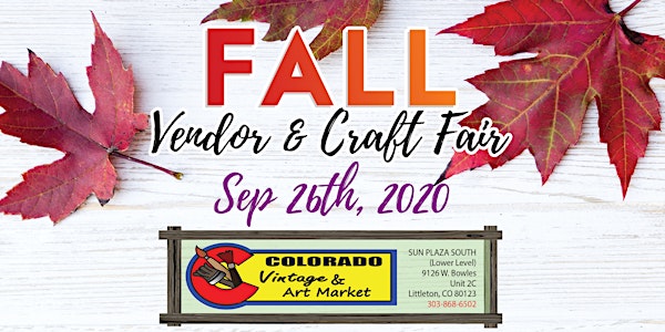 Fall Vendor & Craft Fair