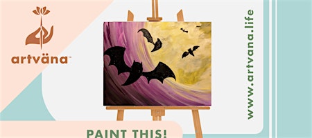 Artvana Halloween Paint & Sip at Cranes Castle in Bremerton October 2025 image