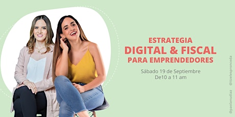 Imagen principal de WEBINAR GRATUITO | Estrategia Digital y Fiscal para Emprendedores