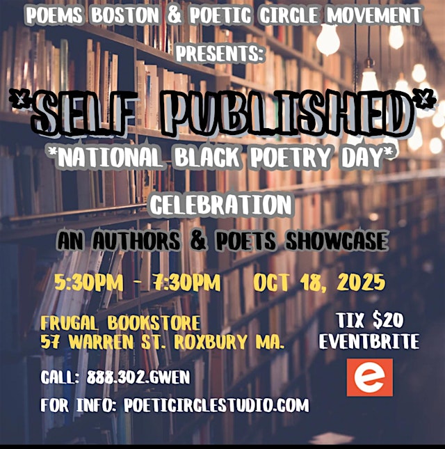 Imagem principal do evento Self Published: an authors and poets showcase