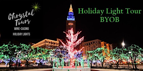Chrystal Holiday Lights (BYOB) Limo Coach Tour-Cleveland (Eastside)