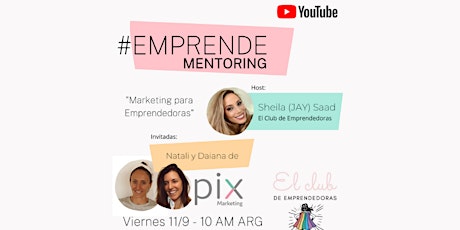 Imagen principal de #EmprendeMentoring "Marketing para Emprendedoras"