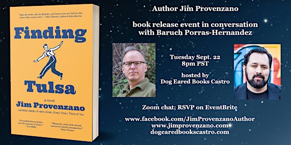 Finding Tulsa; author Jim Provenzano in a talk with Baruch Porras-Hernandez
