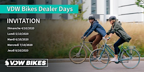 Primaire afbeelding van VDW Bikes Dealer Days 4 à 8 octobre 2020