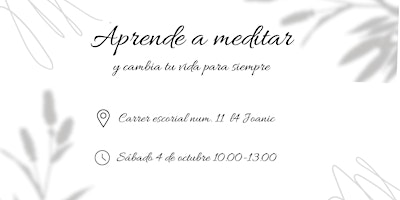 Aprende a meditar primär bild