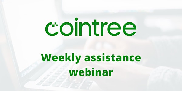 Cointree weekly assistance webinar