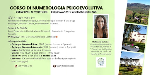 Image principale de Per-Corso di Numerologia PsicoEvolutiva