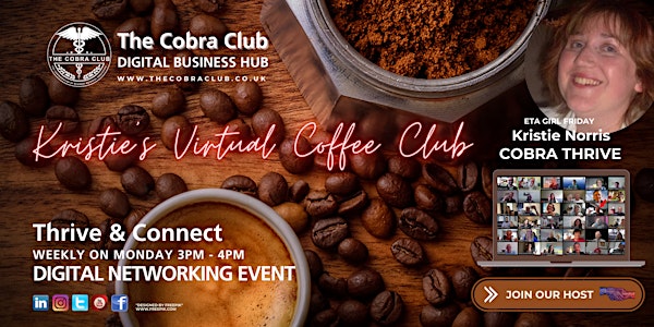 Kristie's Virtual Coffee Club -  Networking Event - Shropshire / Mid Wales