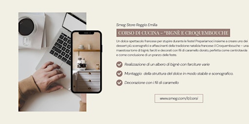 Image principale de Corso di cucina: "Bignè e croquembouche" - Smeg Store Reggio Emilia