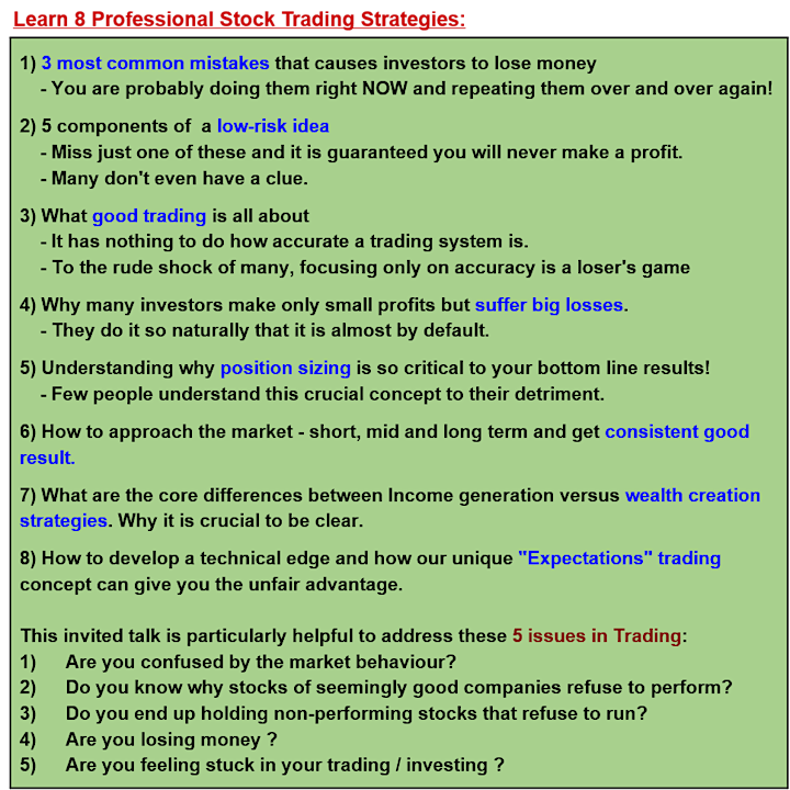 Invited Webinar (Professional Stock Trading Strategies) by CK Ee image
