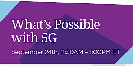 What's Possible with 5G  primärbild