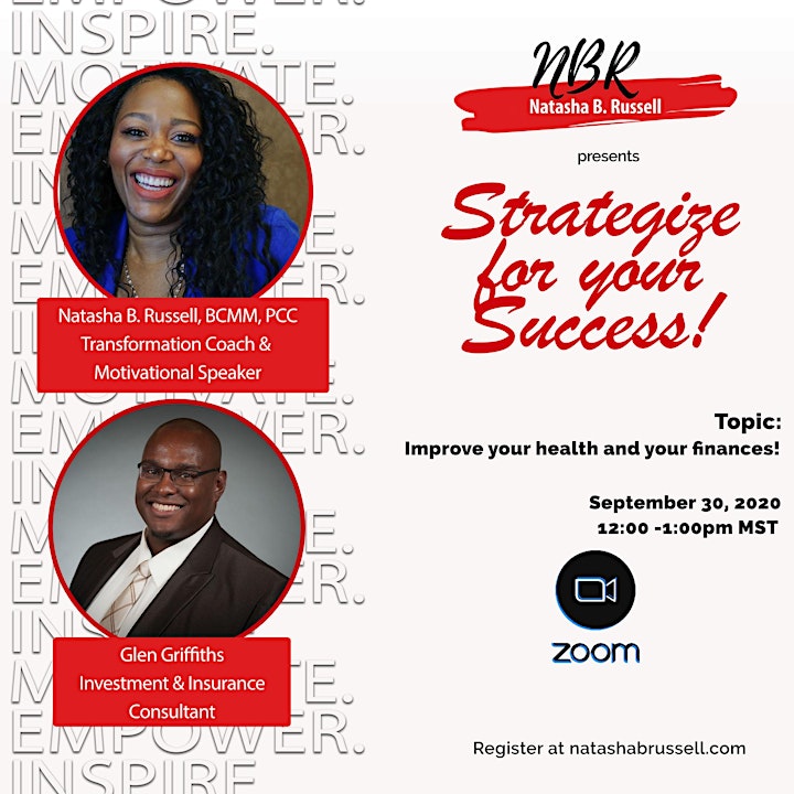 Strategize for your Success! Improve your health and your finances image
