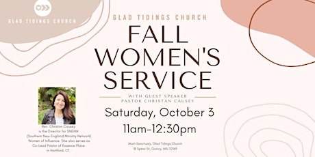 Women's Fall Service