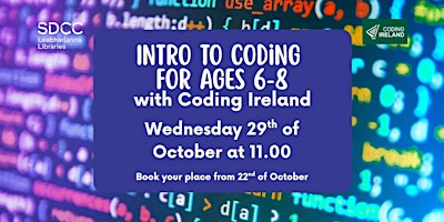 Image principale de Introduction to Coding with Coding Ireland