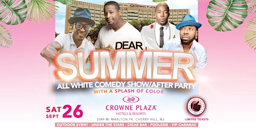 All White Comedy Show with after Party This Saturday indoor/outdoor Event primary image