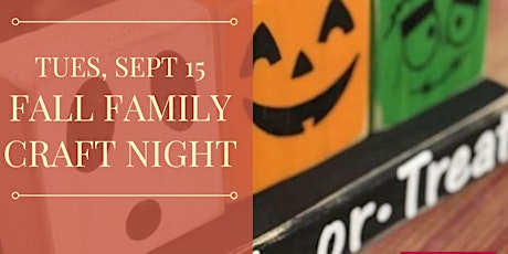 Fall Family Craft Night primary image