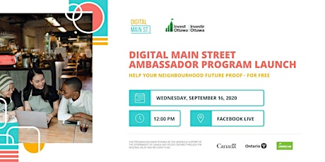Digital Main Street Ambassador Program Launch