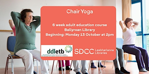 Image principale de Chair Yoga- a 6 week adult education course