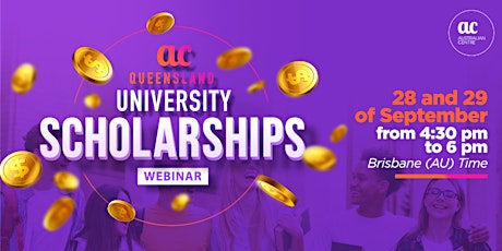 Imagem principal do evento FREE Webinar about University Scholarship in QLD