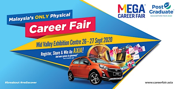 Mega Career Fair & Post Graduate Education Fair 2020 - Mid Valley KL