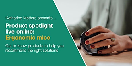 Product spotlight live: Ergonomic mice primary image