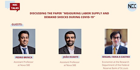 Primaire afbeelding van NEC Talk - Measuring Labor Supply and Demand Shocks during COVID-19