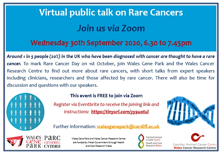 
		Virtual public talk: Rare Cancers image
