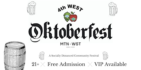 4th West Oktoberfest VIP Experience Saturday Sept. 26th primary image