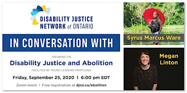 DJNO in Conversation with Syrus and Megan: Disability Justice and Abolition