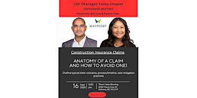 Image principale de CSC Okanagan Valley September Meeting