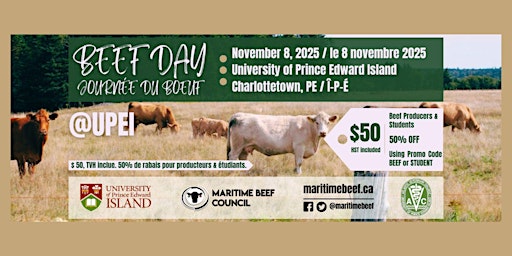 Image principale de 2025 Beef Day @ UPEI