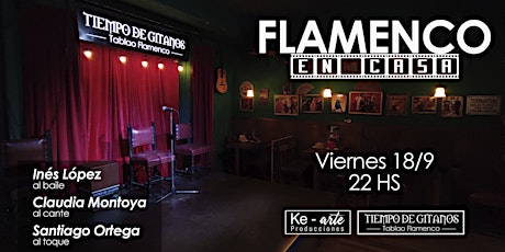 Imagen principal de Flamenco en casa viernes 18  de Septiembre