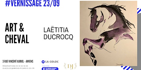 Image principale de Vernissage privé de l'exposition "Art et Cheval" de Laëtitia Ducrocq