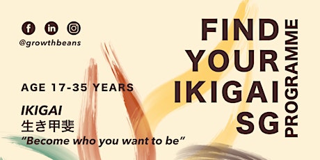 Find Your Ikigai SG (5+5 weeks programme) primary image