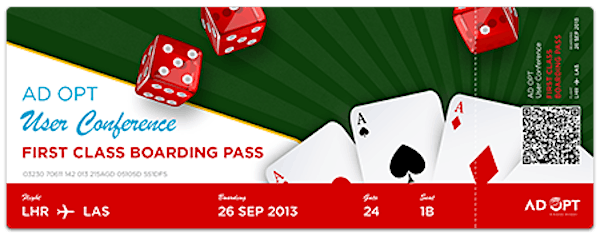 AD OPT User Conference - Non Stop to Las Vegas, USA