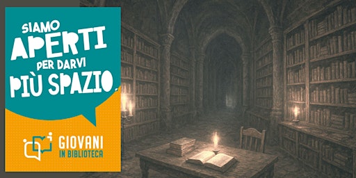 BIBLIO HUB: MISTERI IN BIBLIOTECA - CORSO DI SCRITTURA CREATIVA /14-17anni primary image
