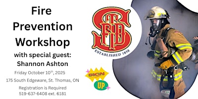 Image principale de Fire Prevention Workshop