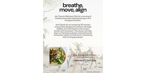 Image principale de Breathe, move, align