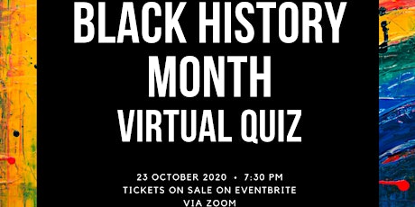 Black History Month Virtual Quiz by K.U.K Alliance - £100 prize primary image
