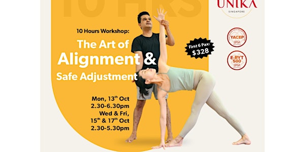 10-hour Yoga workshop: The Art of Alignment & Safe Adjustment