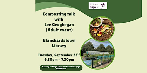 Composting Talk with Lee Geoghegan of GLAS Community Garden primary image
