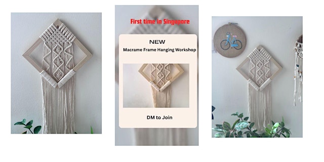 Image principale de Macrame Frame Wall Hanging