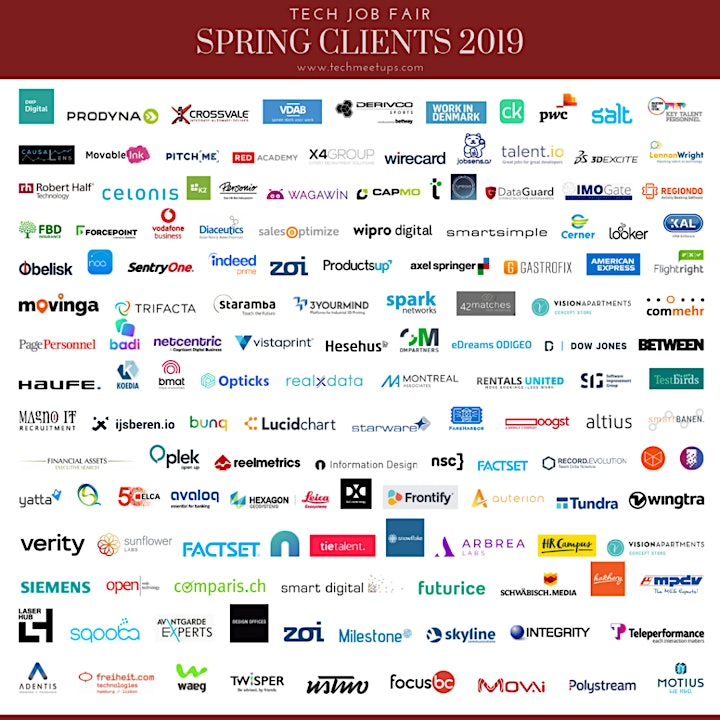 Zurich Tech Job Fair 2022 by Techmeetups image