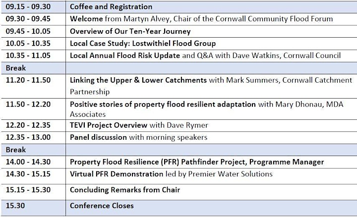 Cornwall Community Flood Forum: Digital Conference image
