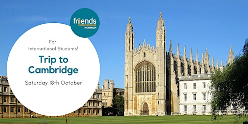 Image principale de International Students trip to Cambridge