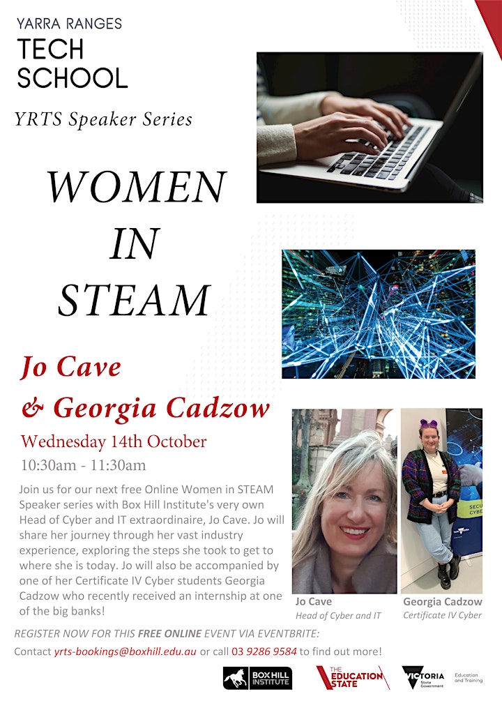 
		YRTS Speaker Series - Women in STEAM image

