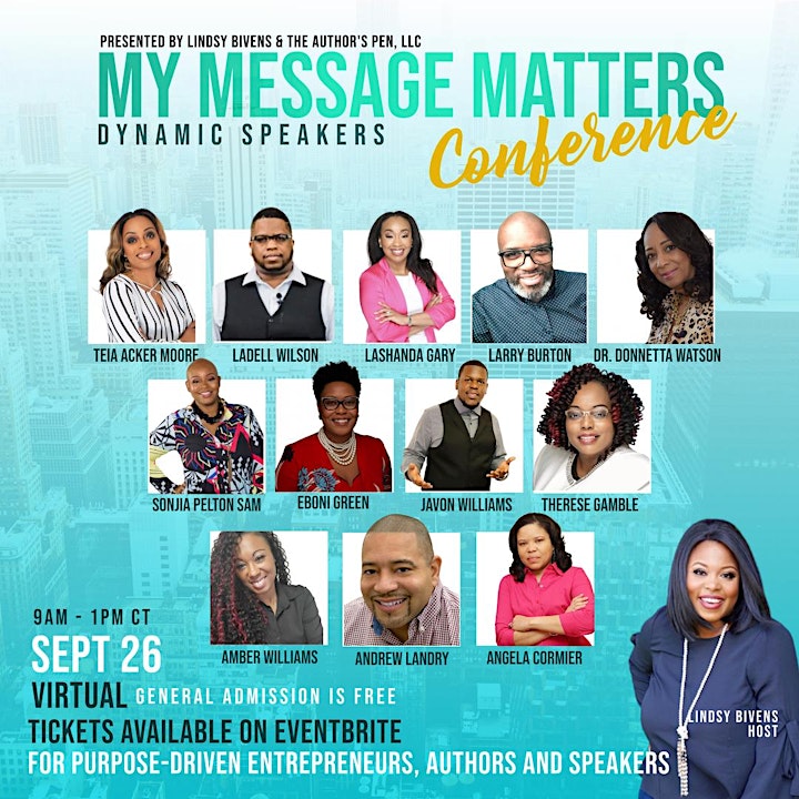 My Message Matters - Virtual Conference image
