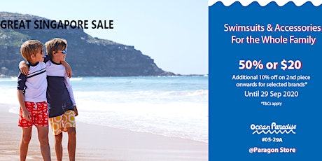Special Buy Swimwear from $20 per piece+Additional 10% off (T&Cs apply) primary image