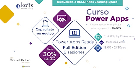 Imagen principal de Curso Power Apps Ready - Full Edition